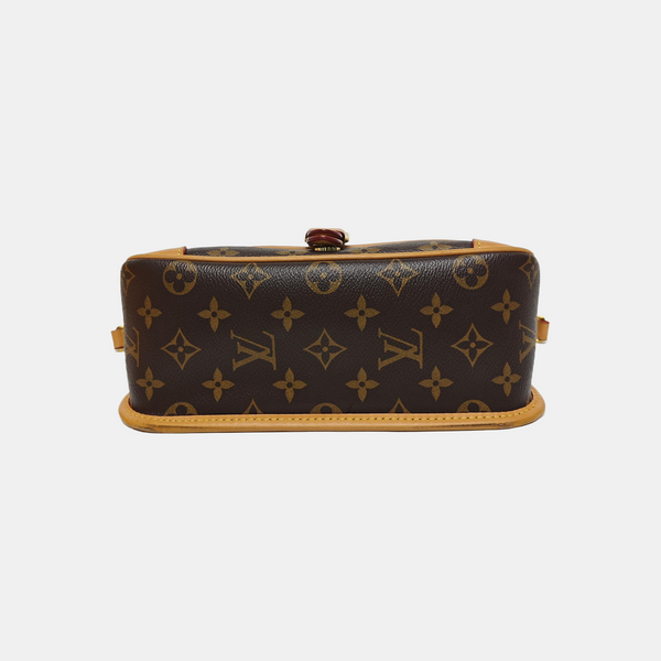 DIANE Monogram Coated Canvas Brown