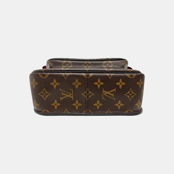 PASSY Monogram Coated Canvas Brown