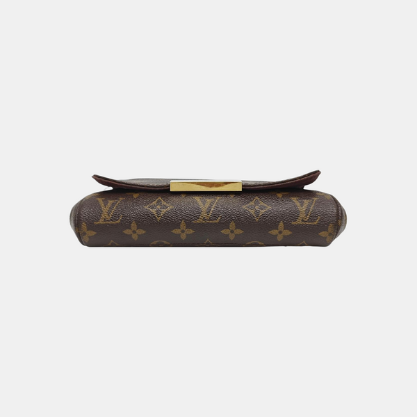 FAVORITE PM Monogram Coated Canvas Brown