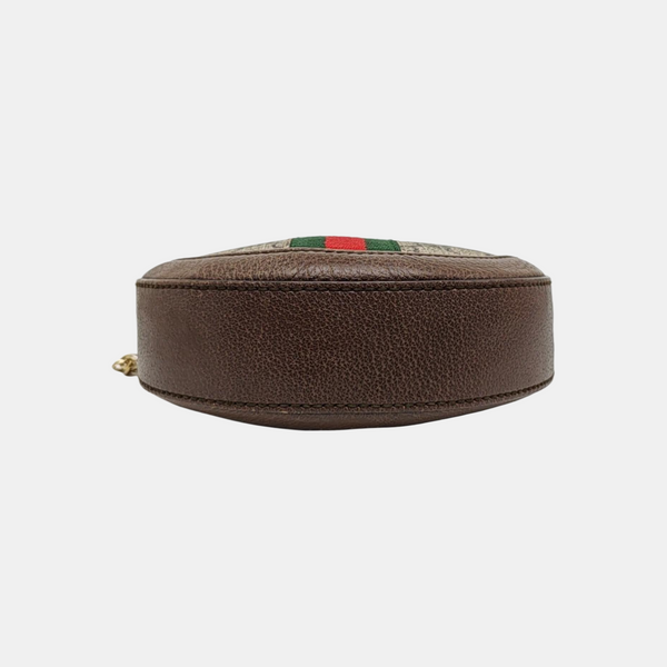 Ophidia Mini Monogram Coated Canvas Beige