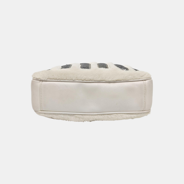 Calfskin Crossbody Bag White