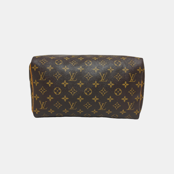 SPEEDY 30 Monogram Coated Canvas Brown