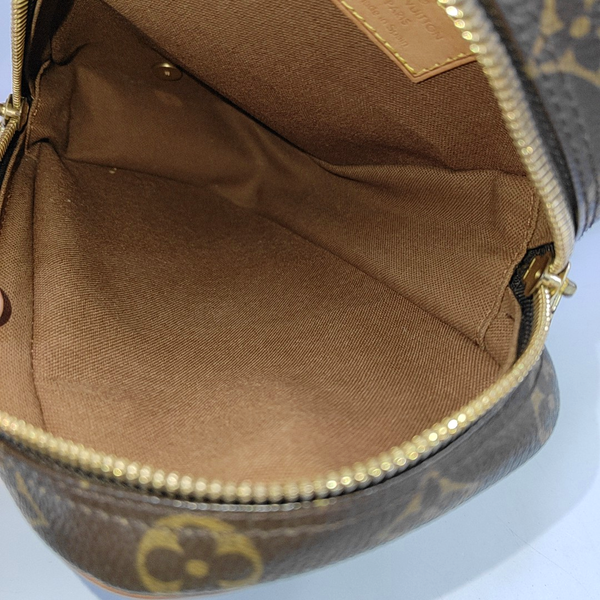 GANGE Monogram Coated Canvas Brown