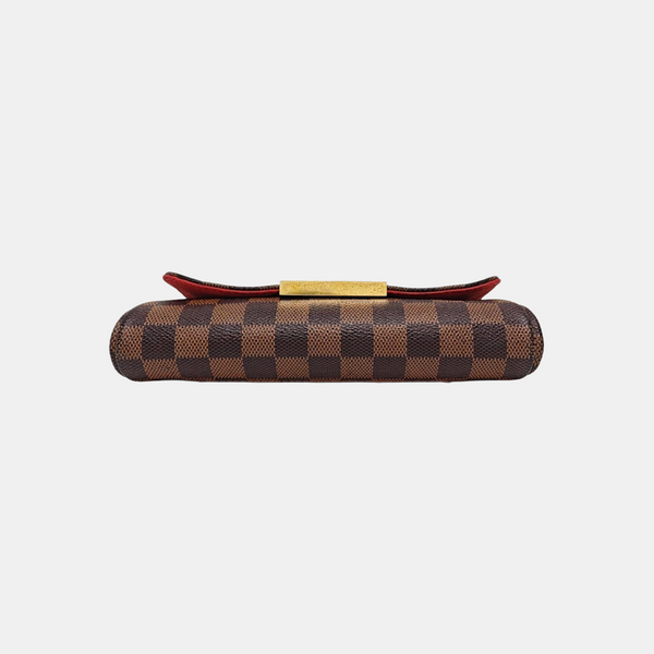 FAVORITE PM Damier Ebene Coated Canvas Brown