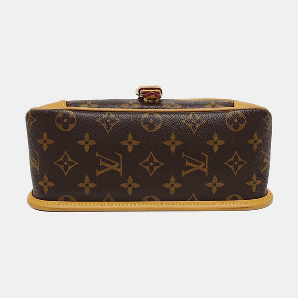 DIANE Monogram Coated Canvas Brown