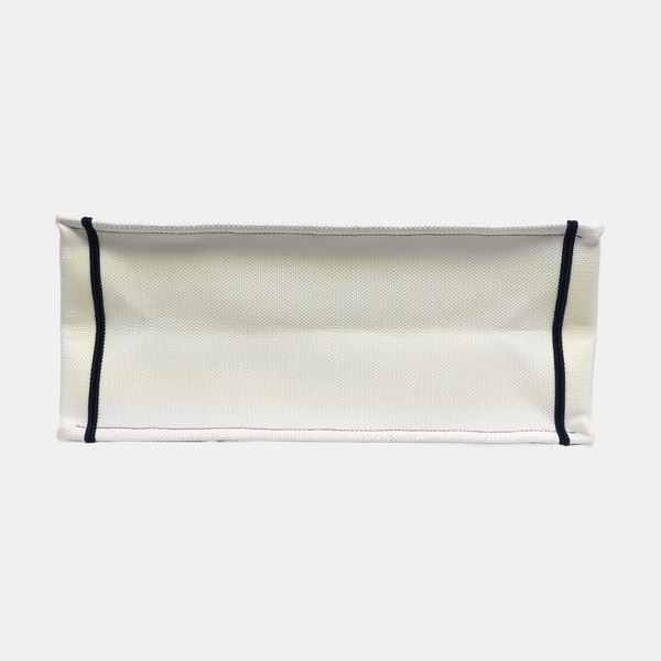 Authenticated pre-owned Book Tote Large Canvas White - Tote Bag at Looply