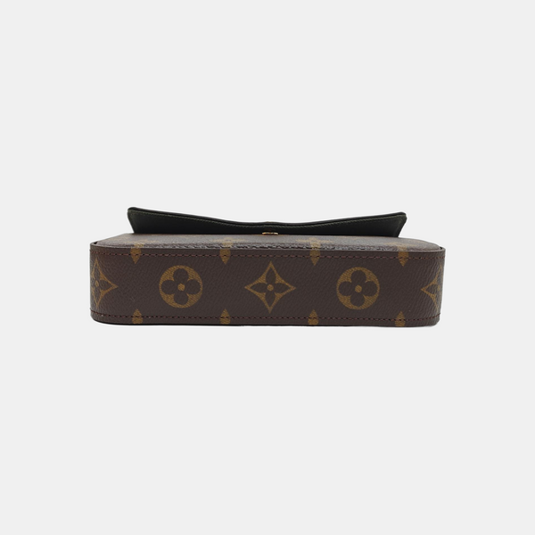 FÉLICIE Monogram Coated Canvas Brown