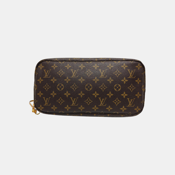 NEVERFULL MM Monogram Coated Canvas Brown