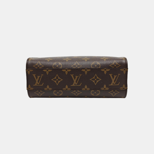 SAC PLAT BB Monogram Coated Canvas Brown