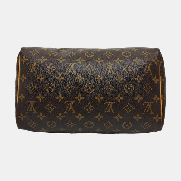 SPEEDY 30 Monogram Coated Canvas Brown