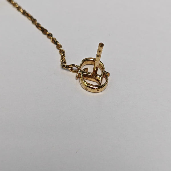 Pendientes Secret Cannage de metal dorado