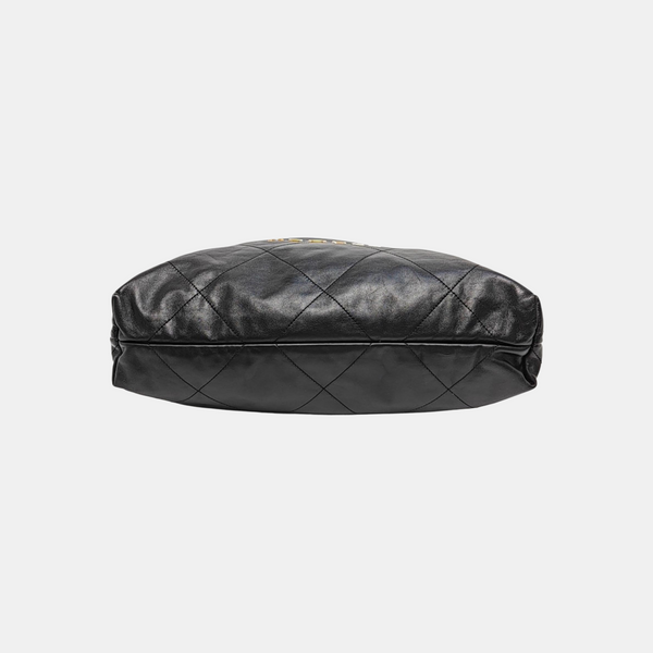 CHANEL 22 Small Quilted Calfskin Black