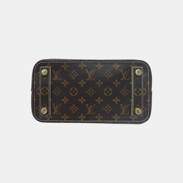 LOCKIT Monogram Coated Canvas Brown