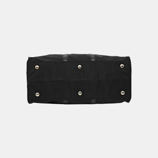 Nylon Top Handle Bag Black
