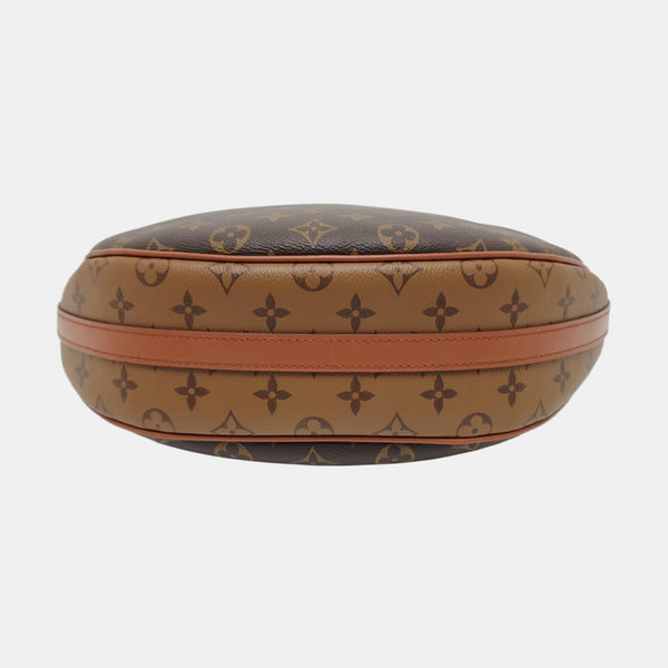 LOOP HOBO Monogram Coated Canvas Brown