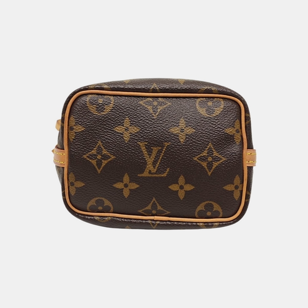 NÉONOÉ Nano Monogram Coated Canvas Brown