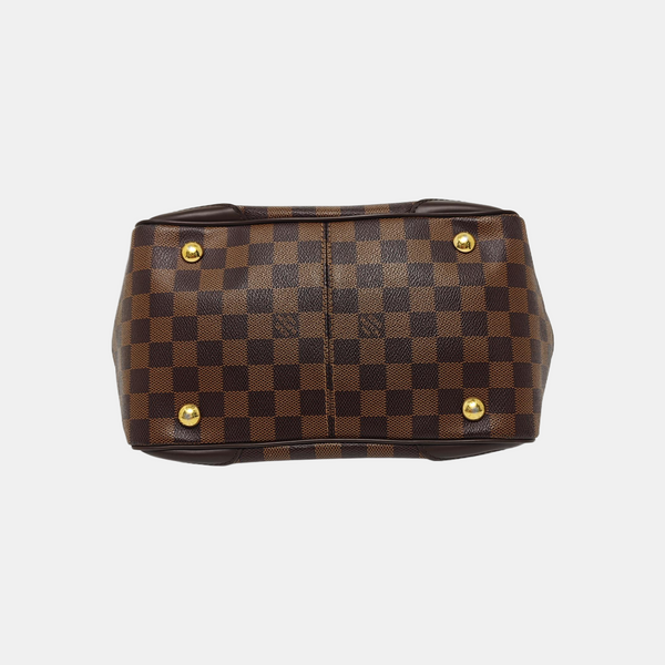VERONA PM Lona Damier Ebene Marrón