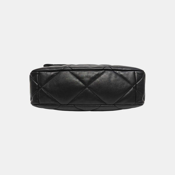 CHANEL 19 Medium Quilted Lambskin Black