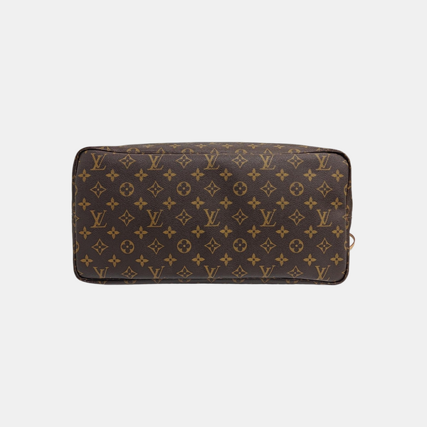 NEVERFULL GM Monogram Coated Canvas Brown