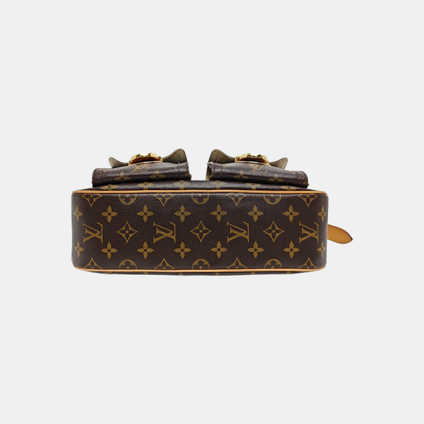 HUDSON GM Monogram Coated Canvas Brown