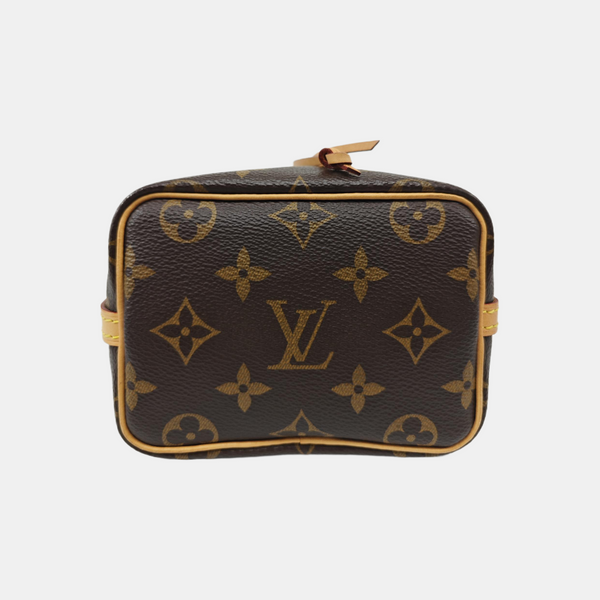NÉONOÉ Nano Monogram Coated Canvas Brown