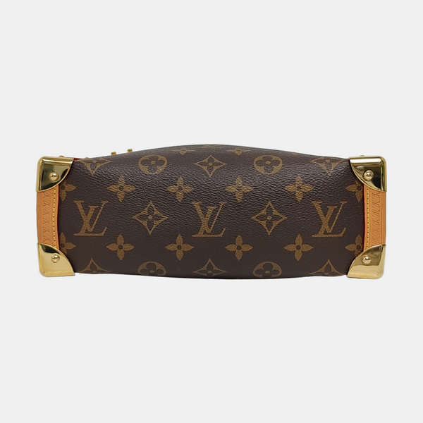 SIDE TRUNK MM Monogram Coated Canvas Brown