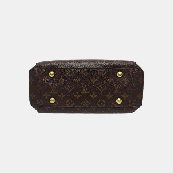 MONTAIGNE BB Monogram Coated Canvas Brown