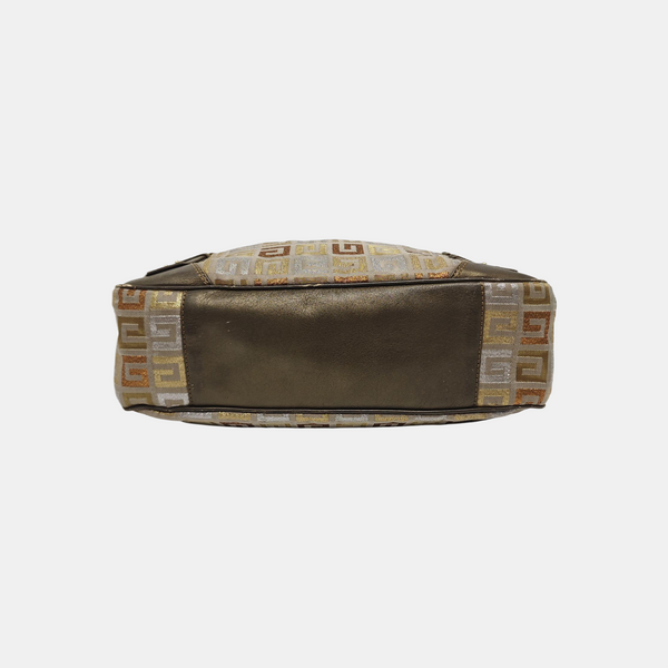 Fabric Top Handle Bag Multicolor