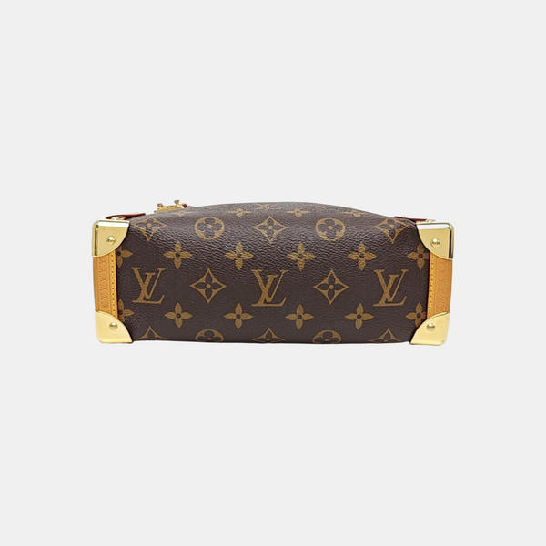SIDE TRUNK MM Monogram Coated Canvas Brown