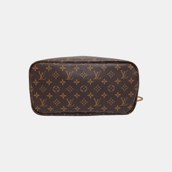NEVERFULL MM Monogram Coated Canvas Brown