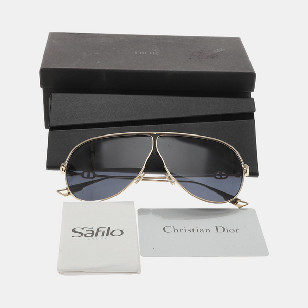 Blue Metal Sunglasses