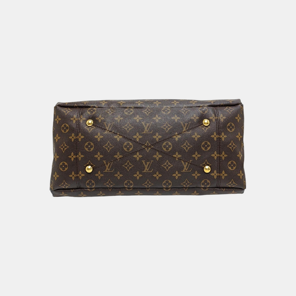 ARTSY MM Monogram Coated Canvas Brown