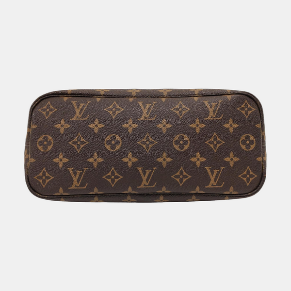 NEVERFULL PM Monogram Coated Canvas Brown