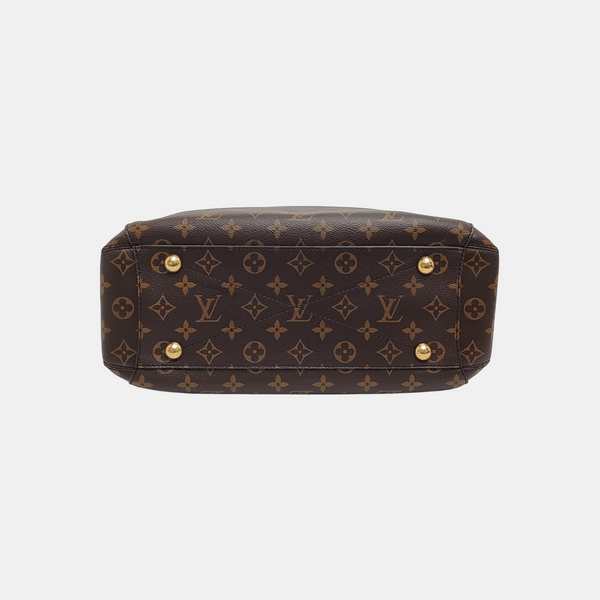 MONTAIGNE MM Monogram Coated Canvas Brown