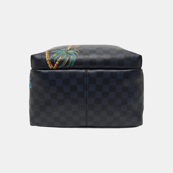 APOLLO Damier Coated Canvas Blue