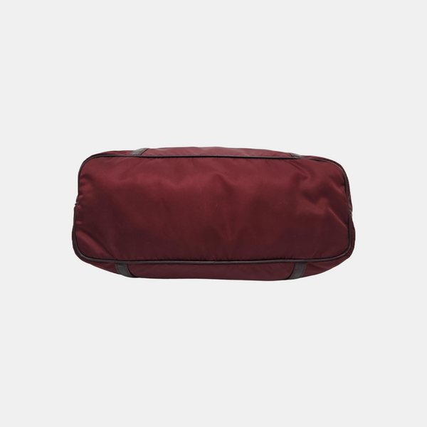 Nylon Tote Bag Red