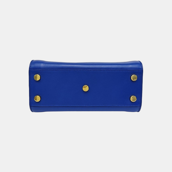 SAC DE JOUR Nano Calfskin Blue