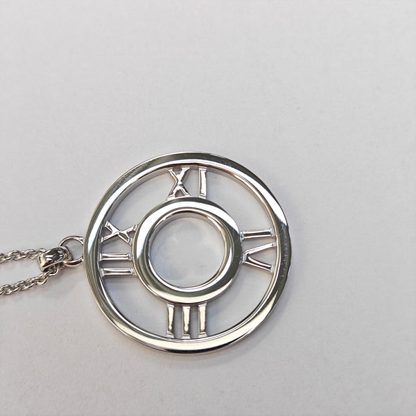Atlas 18k White Gold Silver Necklace