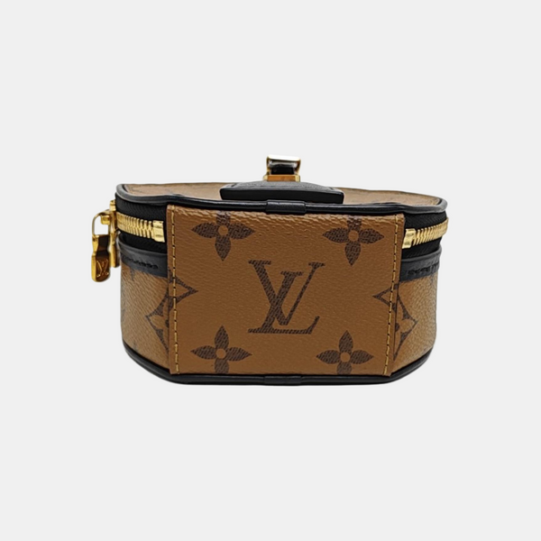 BOITE CHAPEAU Mini Monogram Coated Canvas Brown