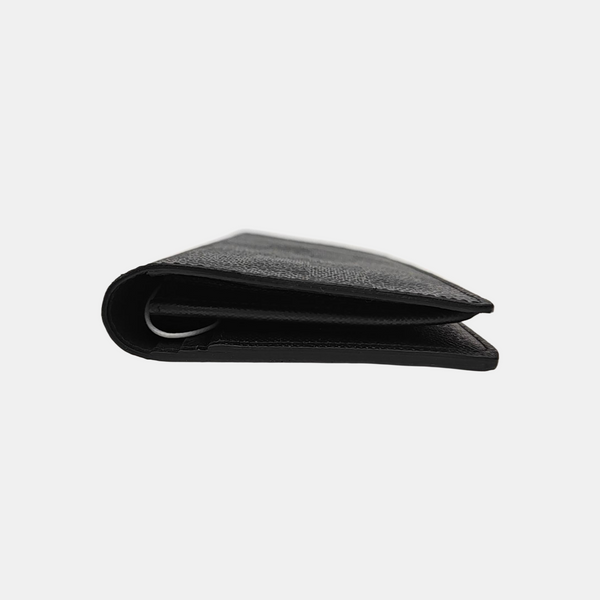 BRAZZA Damier Graphite Coated Canvas Black Wallet