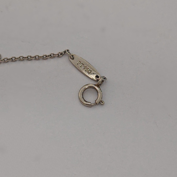 Elsa Peretti Platinum 950 Silver Necklace