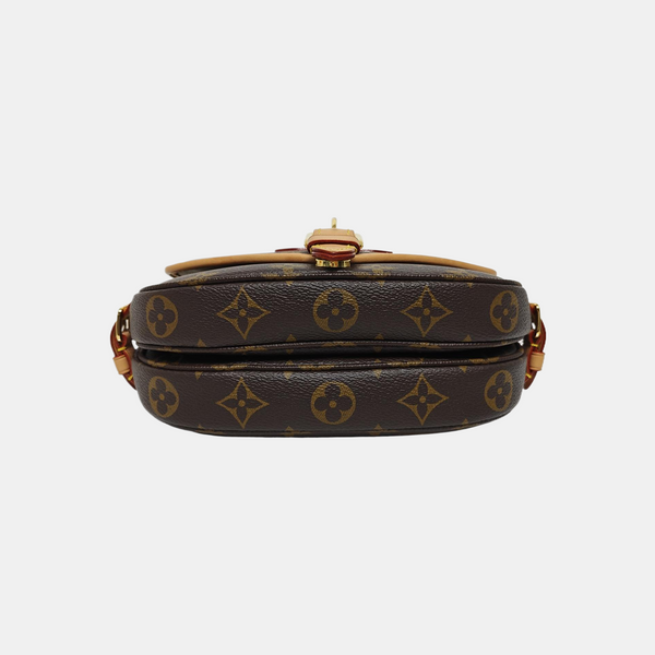 SAUMUR BB Monogram Coated Canvas Brown