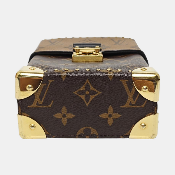CAJA DE CÁMARA Lona revestida con monograma marrón