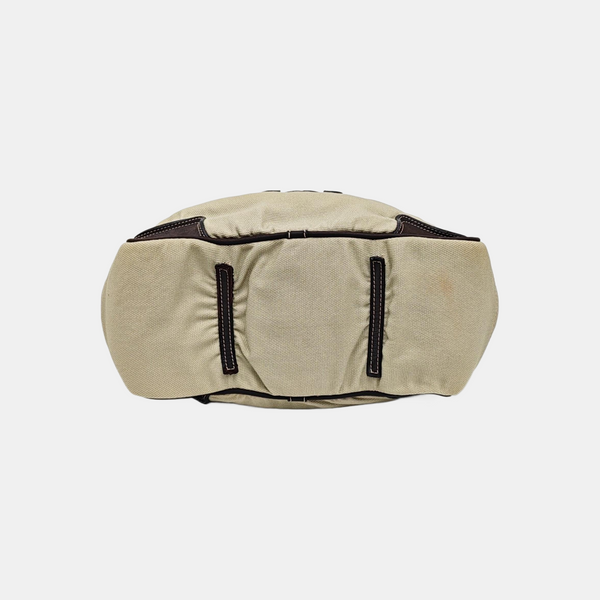 Canvas Shoulder Bag Beige