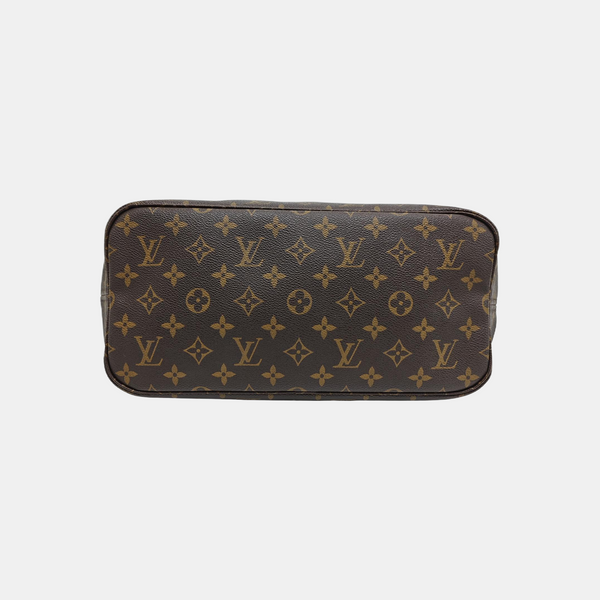 NEVERFULL MM Monogram Coated Canvas Brown
