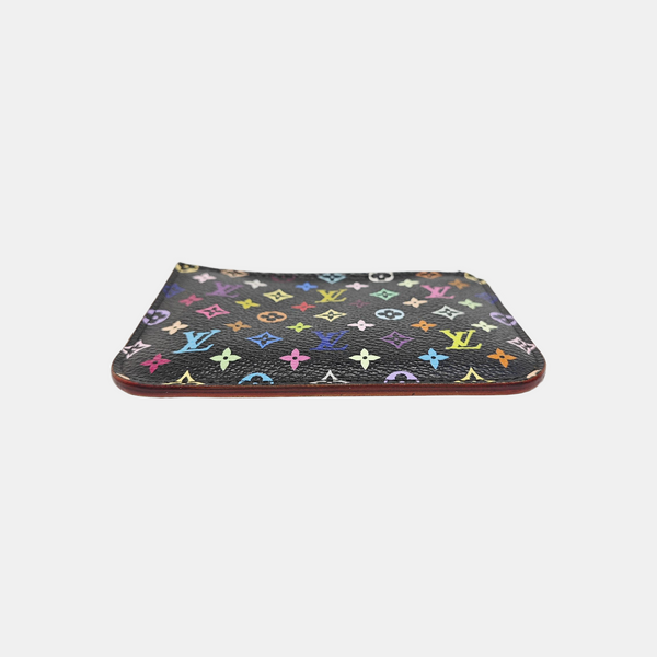 LV × TM Monogram Coated Canvas Wallet Black