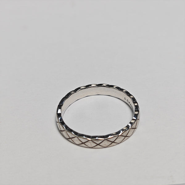 COCOCRUSH 18k White Gold Silver Ring EU 56