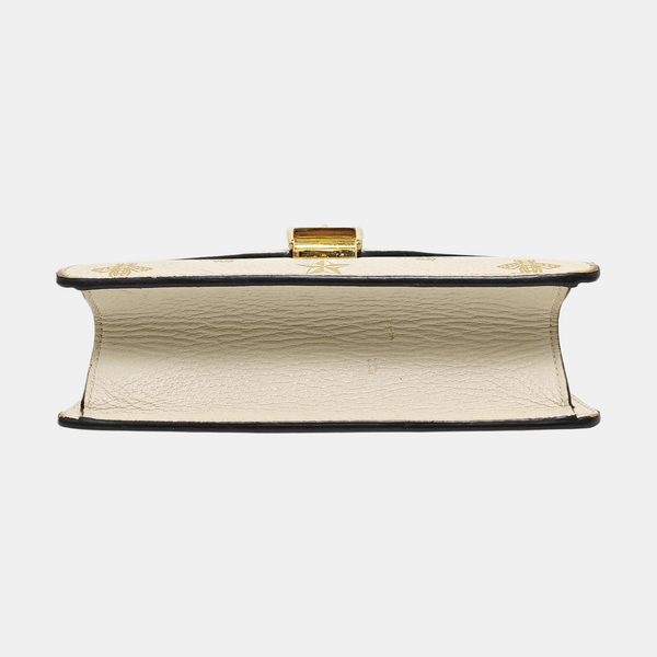 Authenticated pre-owned Sylvie Mini Calfskin White - Shoulder Bag at Looply