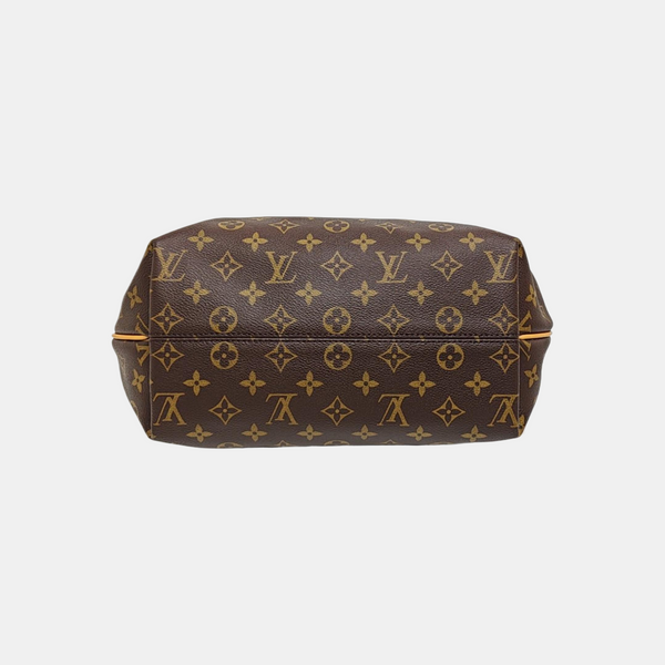 TURENNE MM Monogram Coated Canvas Brown