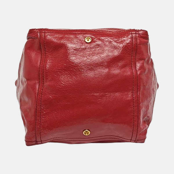 DOWNTOWN CABAS Calfskin Red